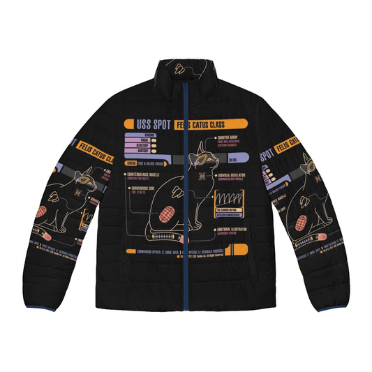 Retro 90s puffer jacket with mobb deep and utah saints inspired graphics