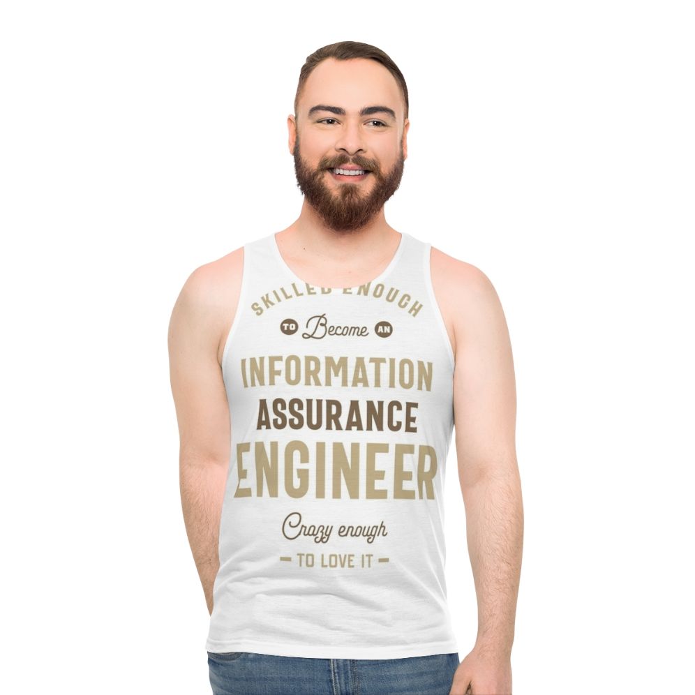 Information Assurance Engineer Unisex Tank Top - men