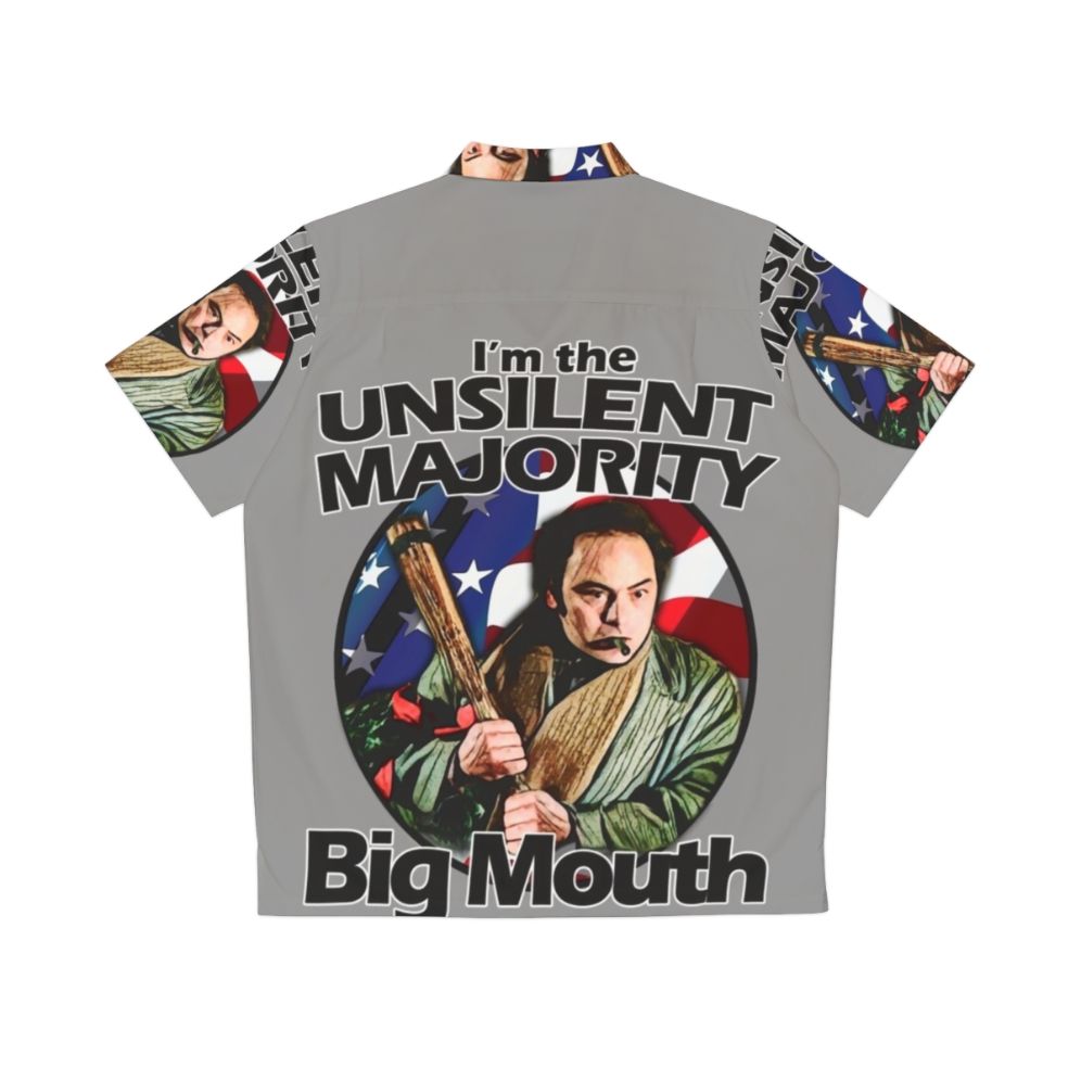 Unsilent Majority Big Mouth Hawaiian Shirt - Back