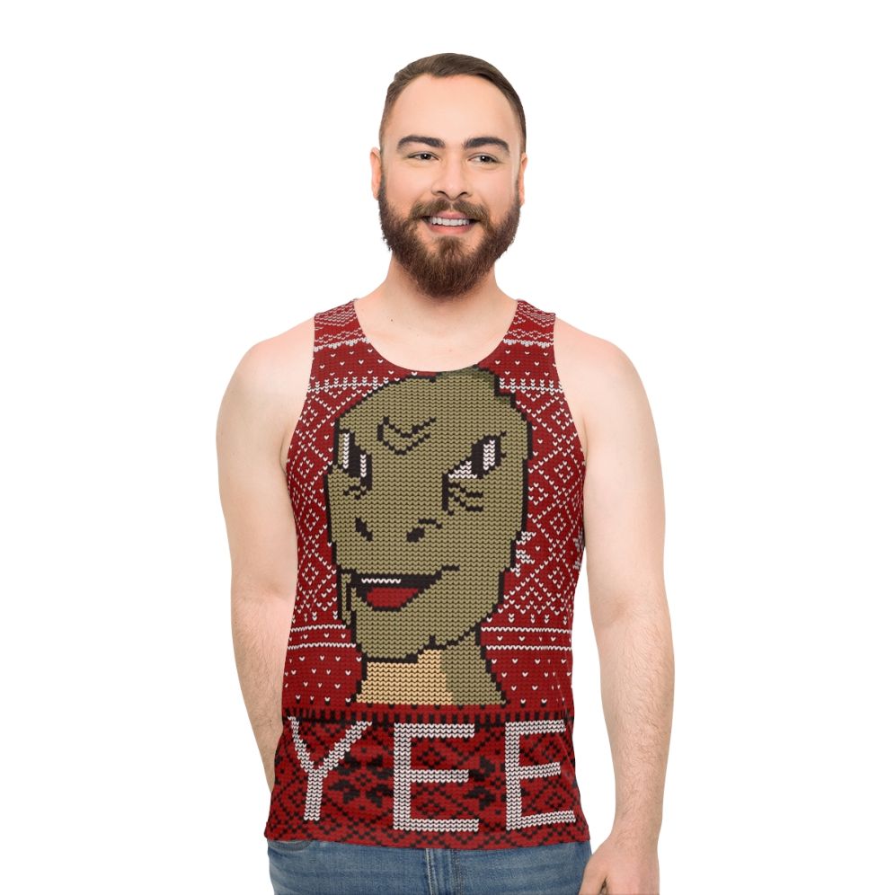 Yee ugly Christmas sweater 2019 unisex tank top - men