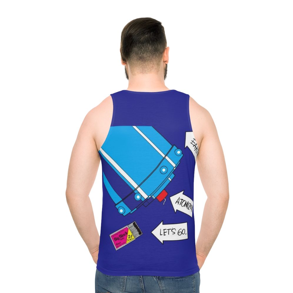 Unisex Atomizer band tank top - men back