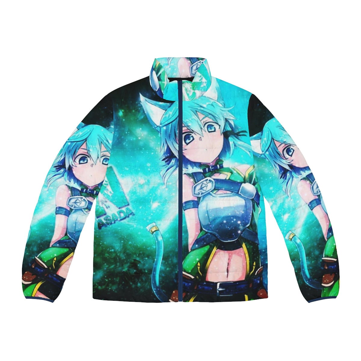 Sinon Cat Puffer Jacket - Anime Inspired Winter Fashion