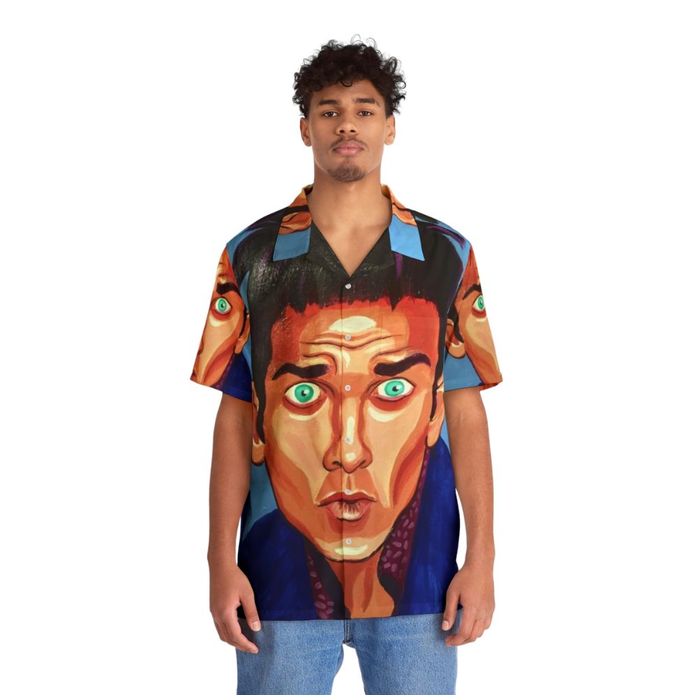 Zoolander Blue Steel Hawaiian Shirt - People Front