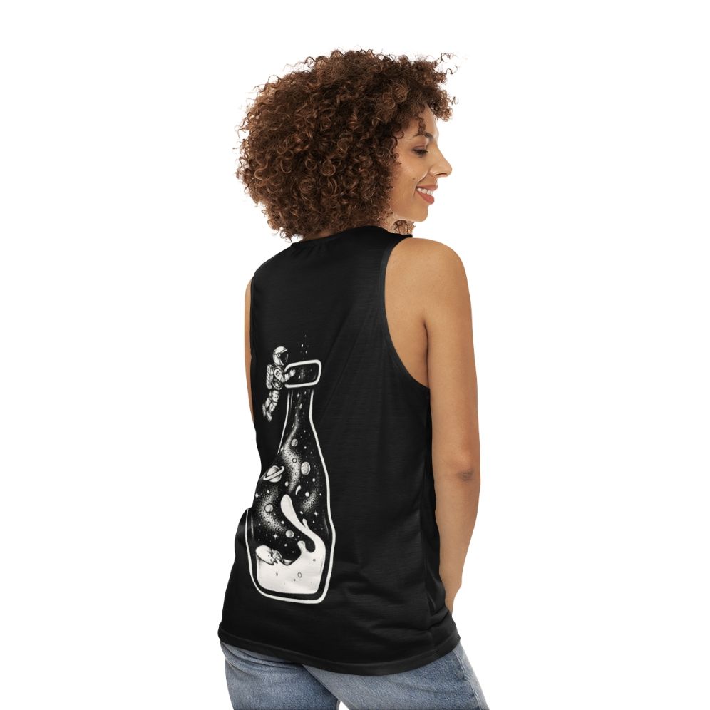 Milky Way galaxy tank top - women back