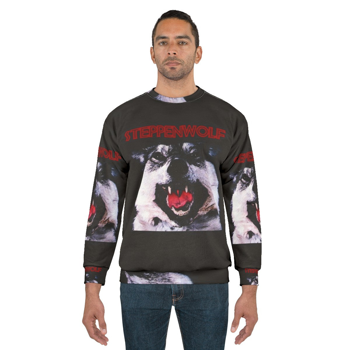 Steppenwolf rock sweatshirt inspired by Hermann Hesse's literature - men