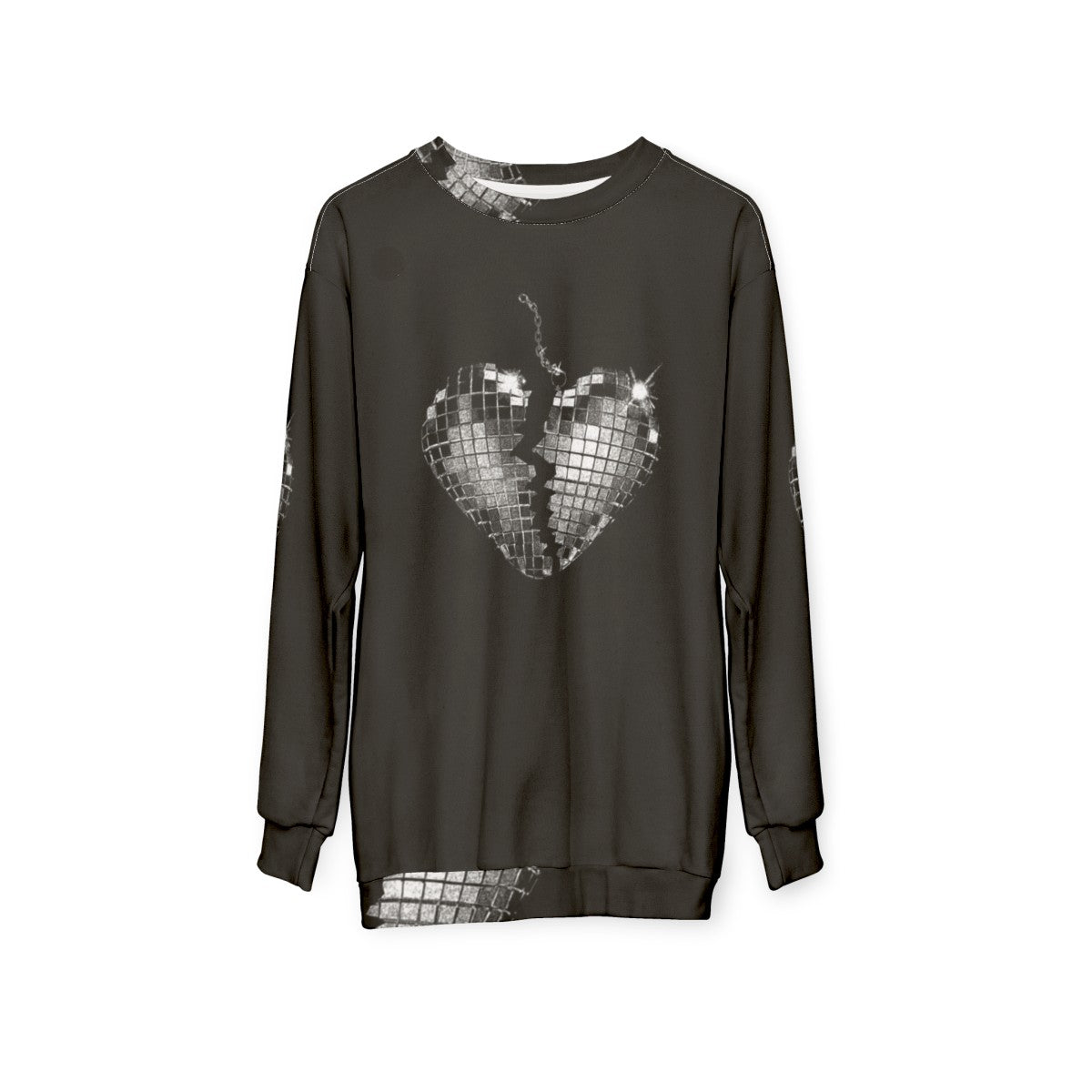 Miley Cyrus Pop Music Sweatshirt with Heart Theme - hanging