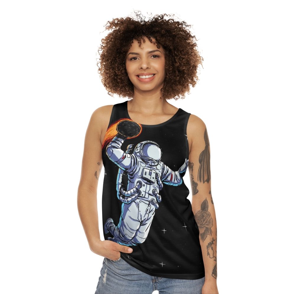 Space Dunk Unisex Basketball Tank Top - women