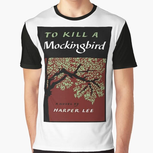 Graphic t-shirt featuring the classic novel "To Kill a Mockingbird" by Harper Lee