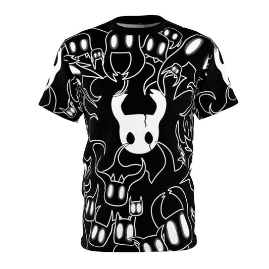 Hollow Knight-inspired doodle art t-shirt featuring a knight figure