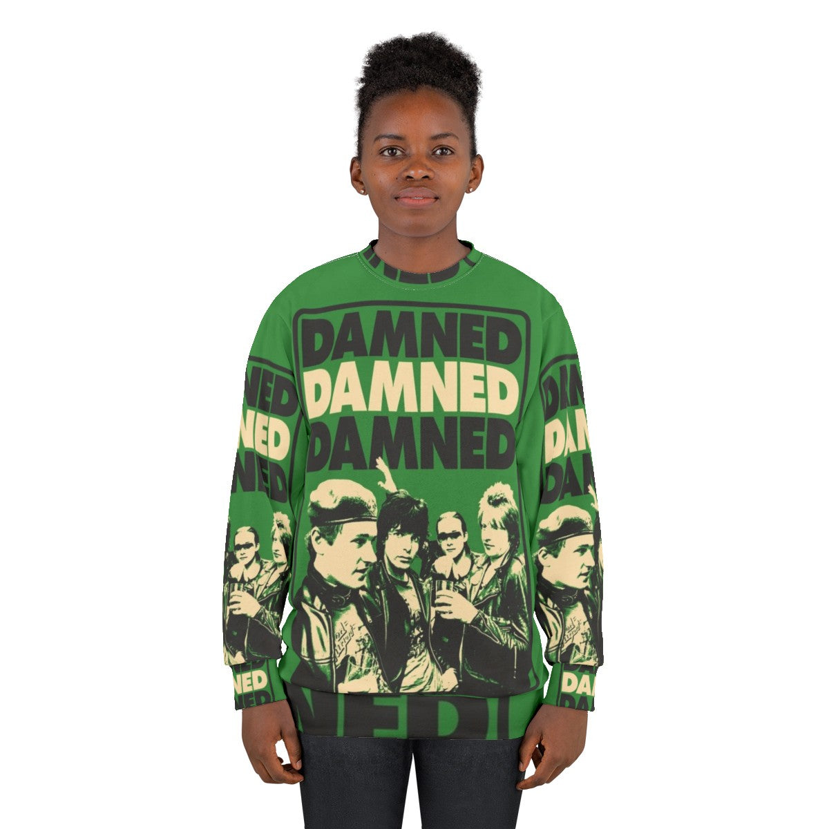 The Damned Punk Rock Band Sweatshirt - women