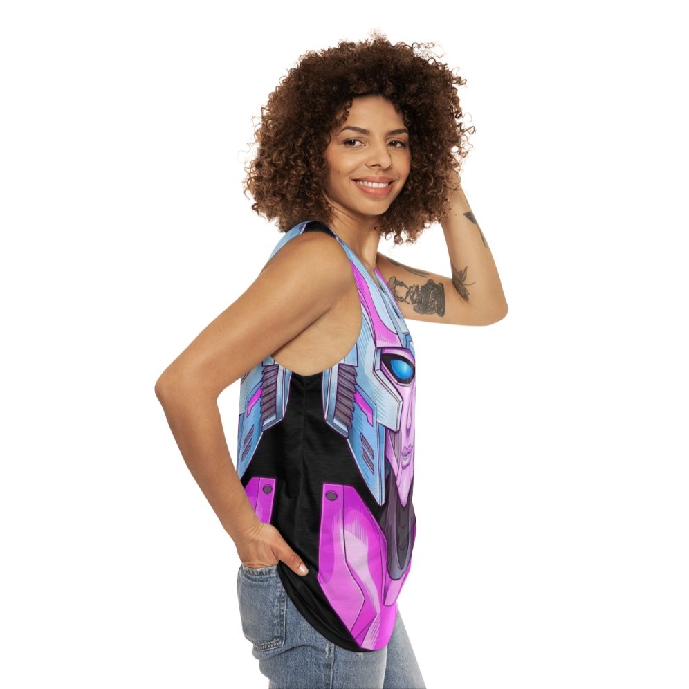 Transformers Arcee Unisex Tank Top - women side