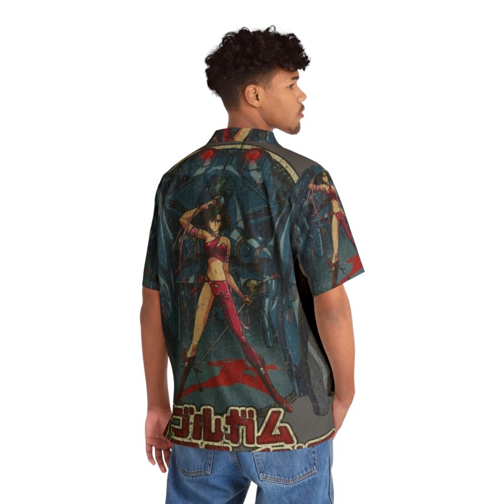 Bubblegum Crisis 1980s Hawaiian Shirt - People Back