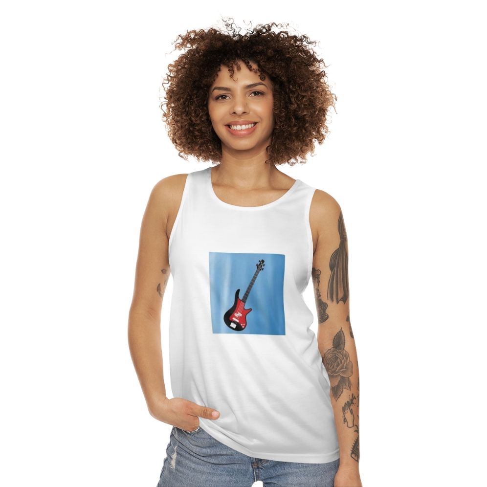 Music Unisex Tank Top with Guitar Graphic - women