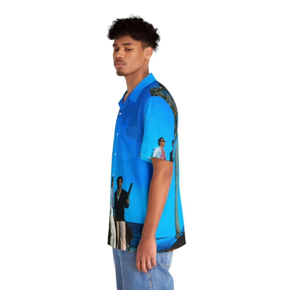 Blue Miami Vice Hawaiian Shirt - People Left