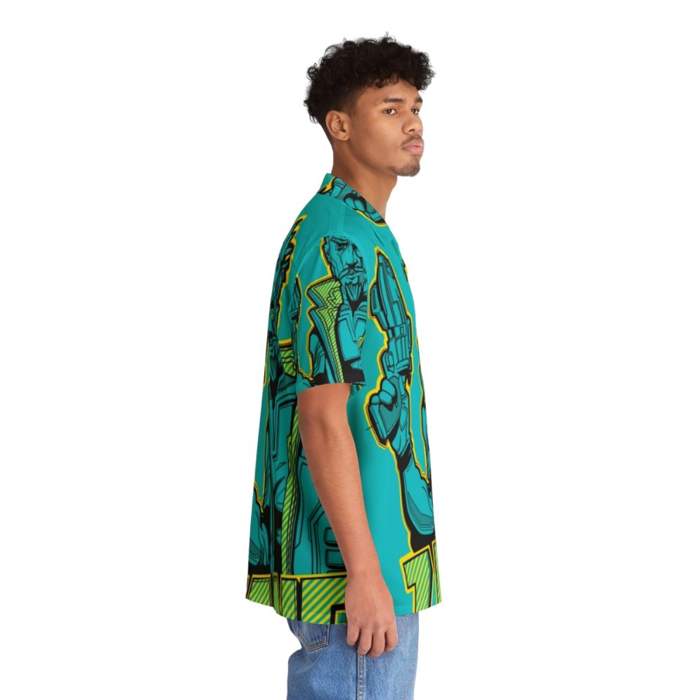 Zane Flynt Hawaiian Shirt with Borderlands 3 Inspired Design - People Pight