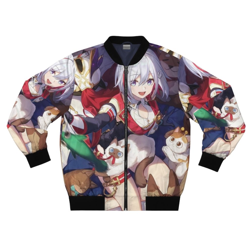 Honkai Star Rail Topaz and Numby Anime Bomber Jacket