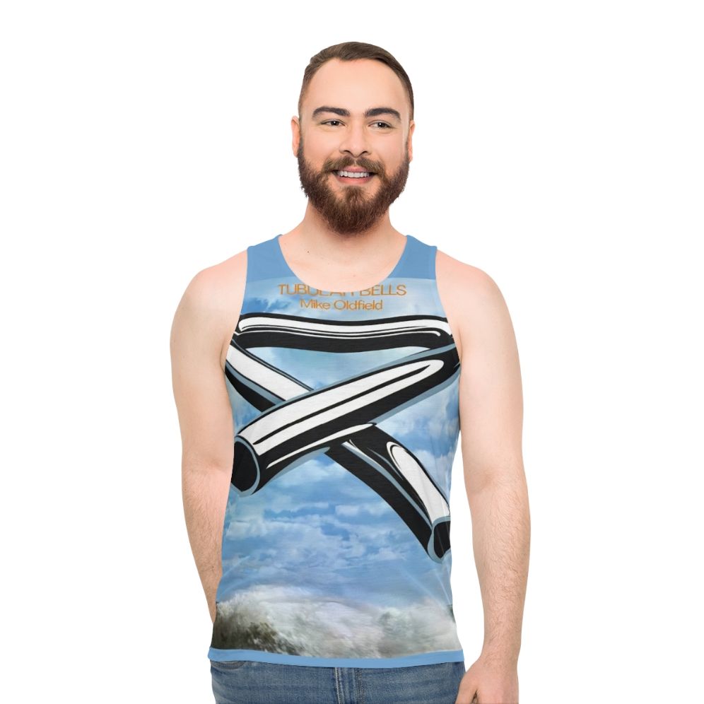 Tubular Bells Unisex Tank Top by Mike Oldfield - men