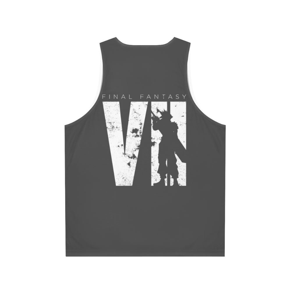 Final Fantasy VII Minimalist Unisex Tank Top - Back