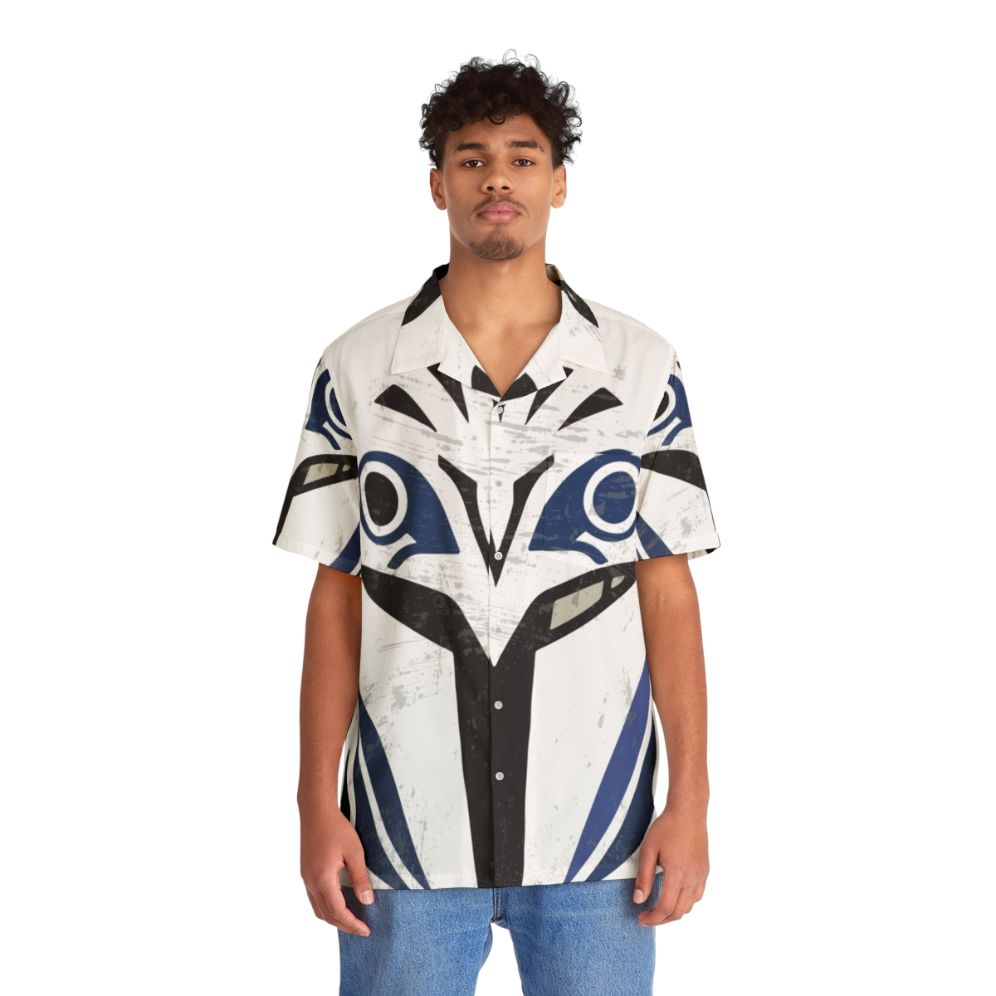 Bo Katan Logo Hawaiian Shirt - People Front