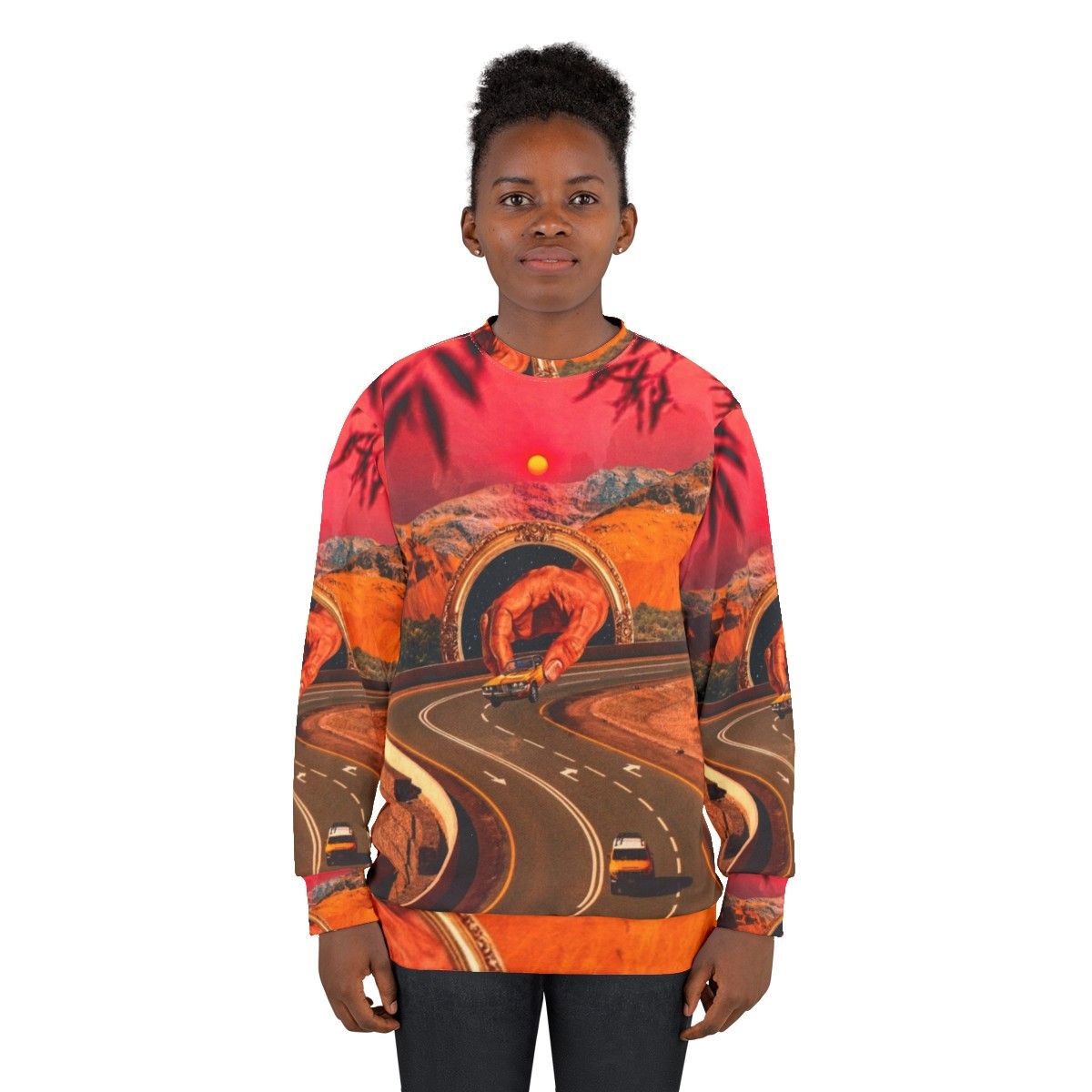 Futuristic "A Second Racer Appears" Sweatshirt - women