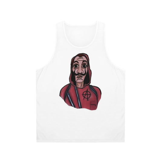 Money Heist Dali Mask Anarchy Unisex Tank Top