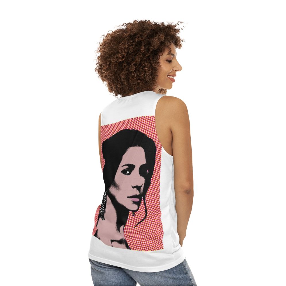 Marina Pop Art Unisex Tank Top - women back