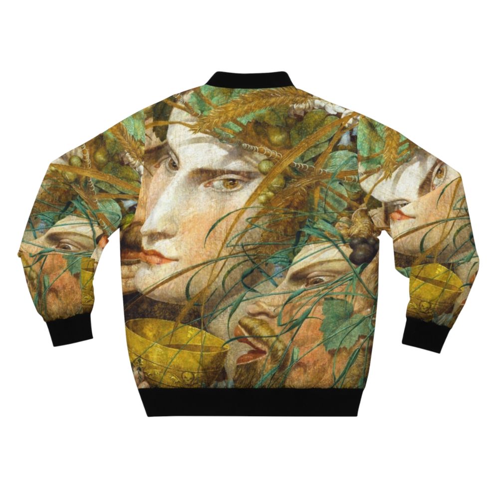 Bacchanalian Scene bomber jacket featuring a mythological design by Richard Dadd - Back