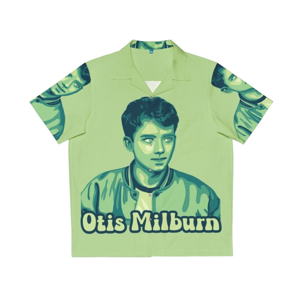 Otis Milburn Green Hawaiian Shirt from Sex Education Netflix