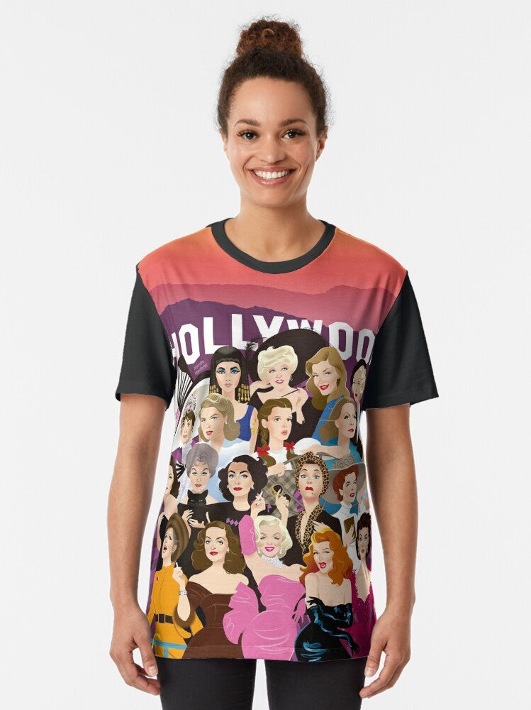 Alejandro Mogollo Art Hollywood Graphic T-Shirt - Women