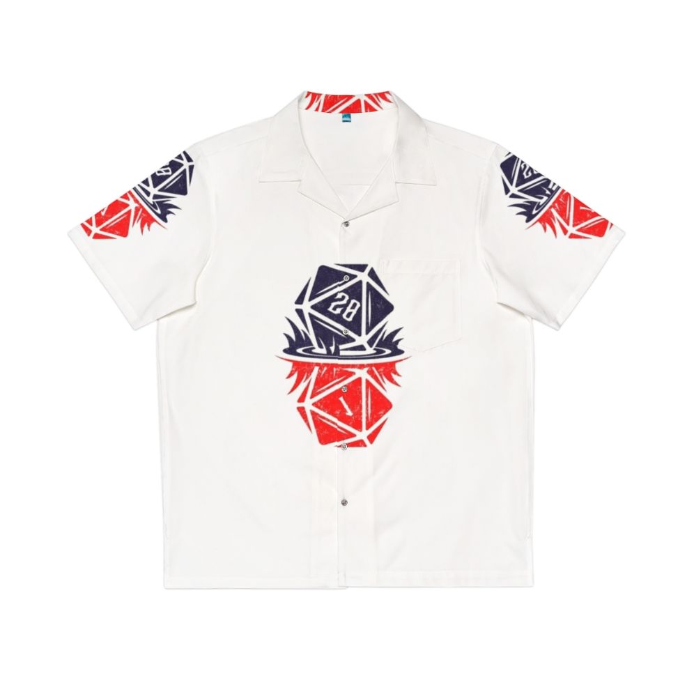 Stranger Things Upside Down Dice D20 Hawaiian Shirt