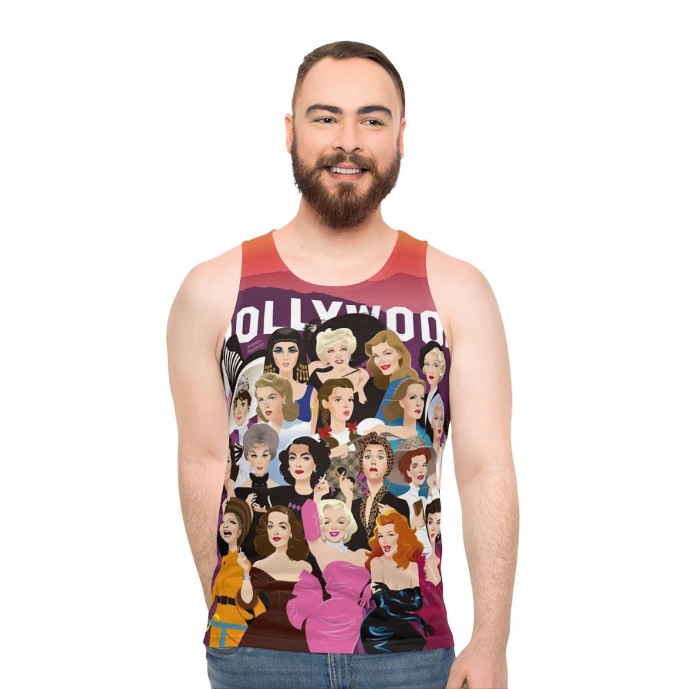 Unisex Hollywood inspired tank top - men