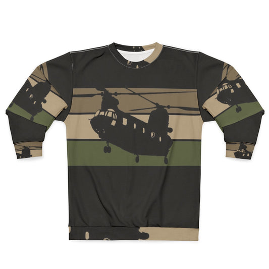 Chinook CH-47 Military Helicopter Sweatshirt