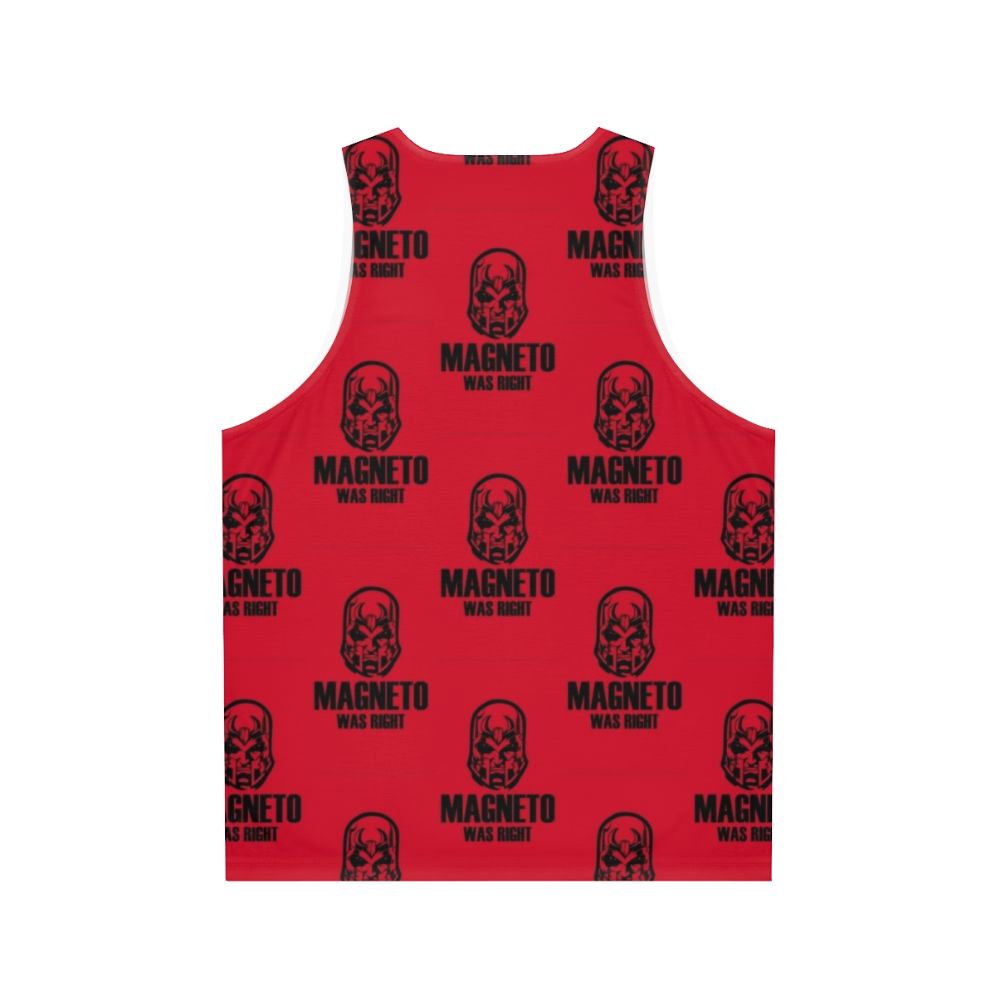 Superhero Mutant Unisex Marvel X-Men Tank Top - Back