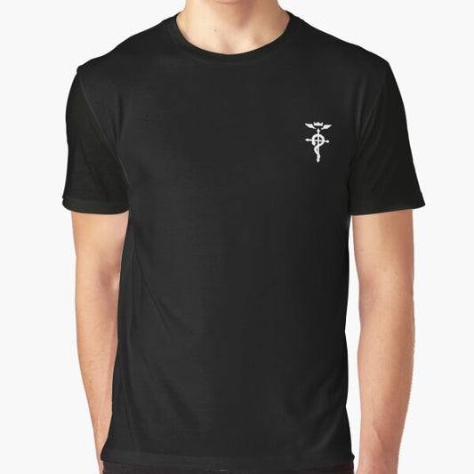 Fullmetal Alchemist anime symbol graphic t-shirt design