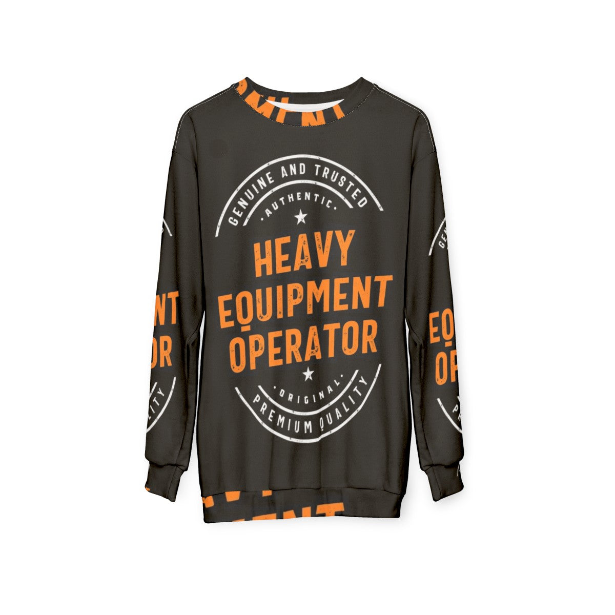 Heavy Equipment Operator Sweatshirt - hanging