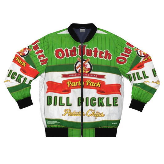 Old Dutch Dill Pickle Flavored Bomber Jacket