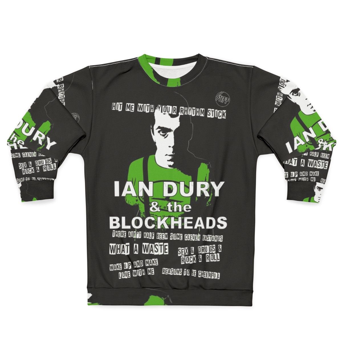 Ian Dury and The Blockheads Vintage Punk Rock Sweatshirt