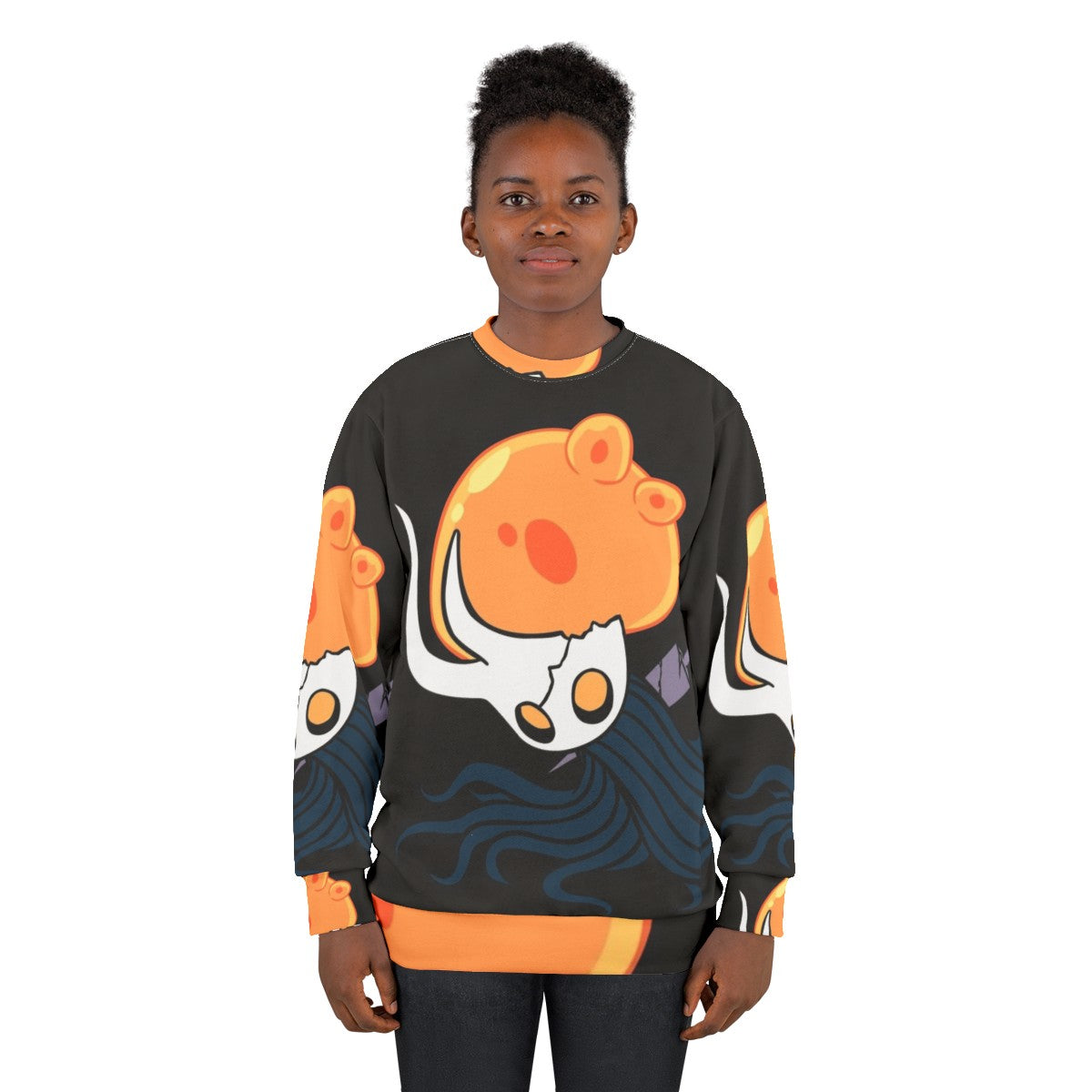 Hollow Knight Broken Vessel Minimal Vector Sweatshirt - women