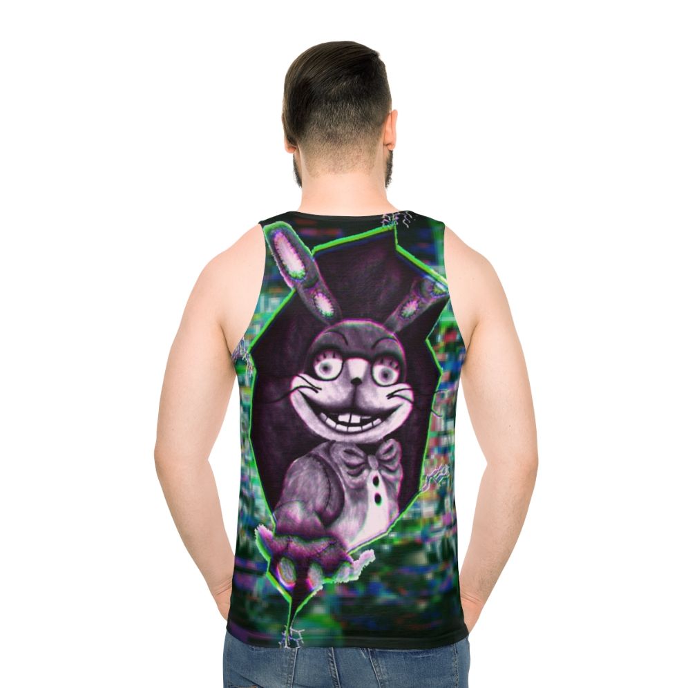 Glitchtrap Unisex Five Nights at Freddy's Tank Top - men back