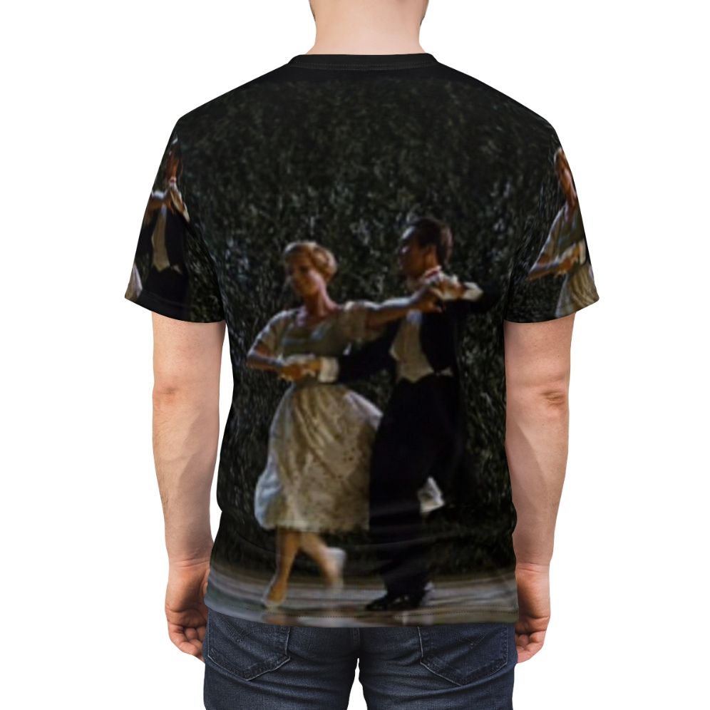 Musical theatre inspired t-shirt featuring the iconic film The Sound of Music - men back