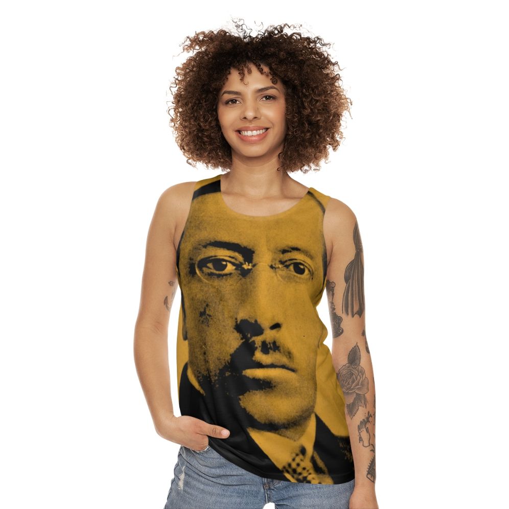 Igor Stravinsky portrait unisex tank top - women