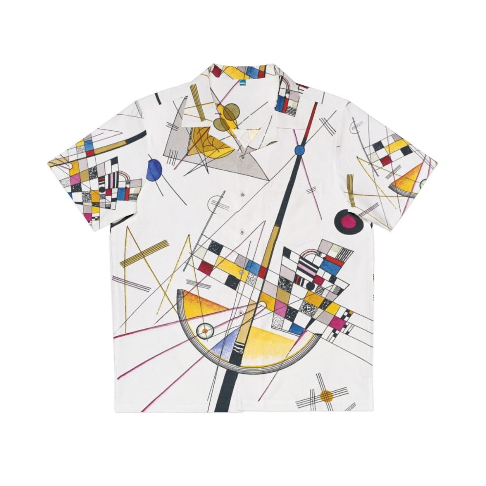 Wassily Kandinsky inspired abstract art Hawaiian shirt