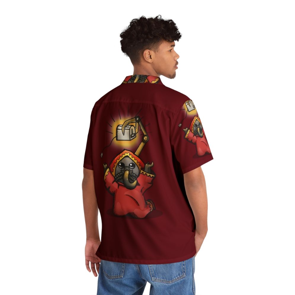 Hazelberry Toaster Priest Hawaiian Shirt for Warhammer 40k Space Marines - People Back