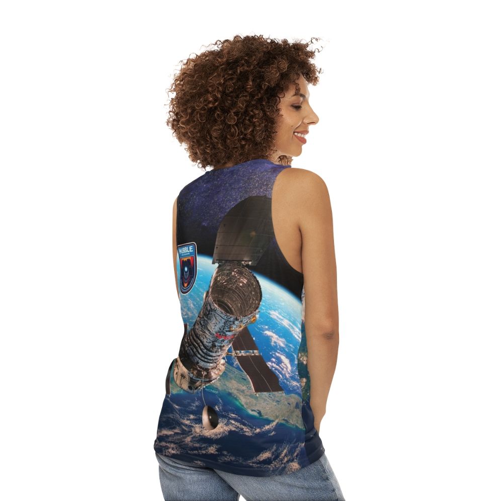 Unisex Hubble Space Telescope Tank Top - women back