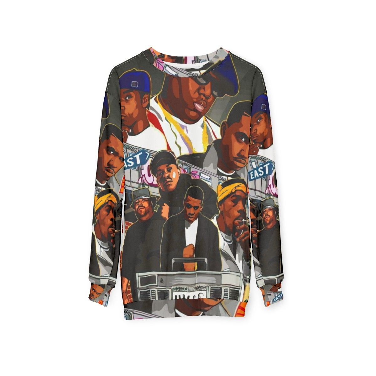 NWA 90s Rap Vintage Hip Hop Sweatshirt - hanging