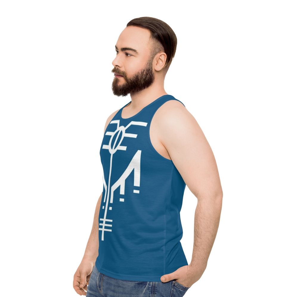 Valkyrie Insignia Unisex Tank Top - men side