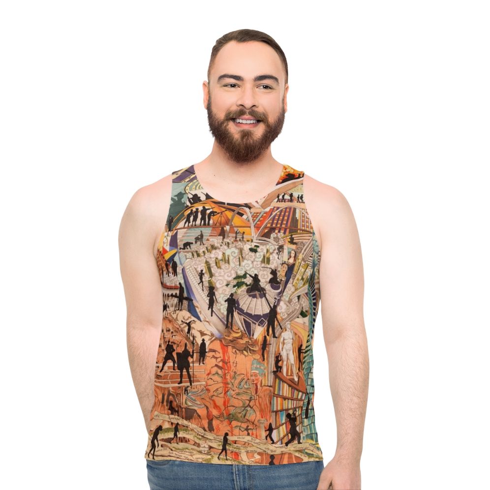 Unisex industrial workwear tank top - men