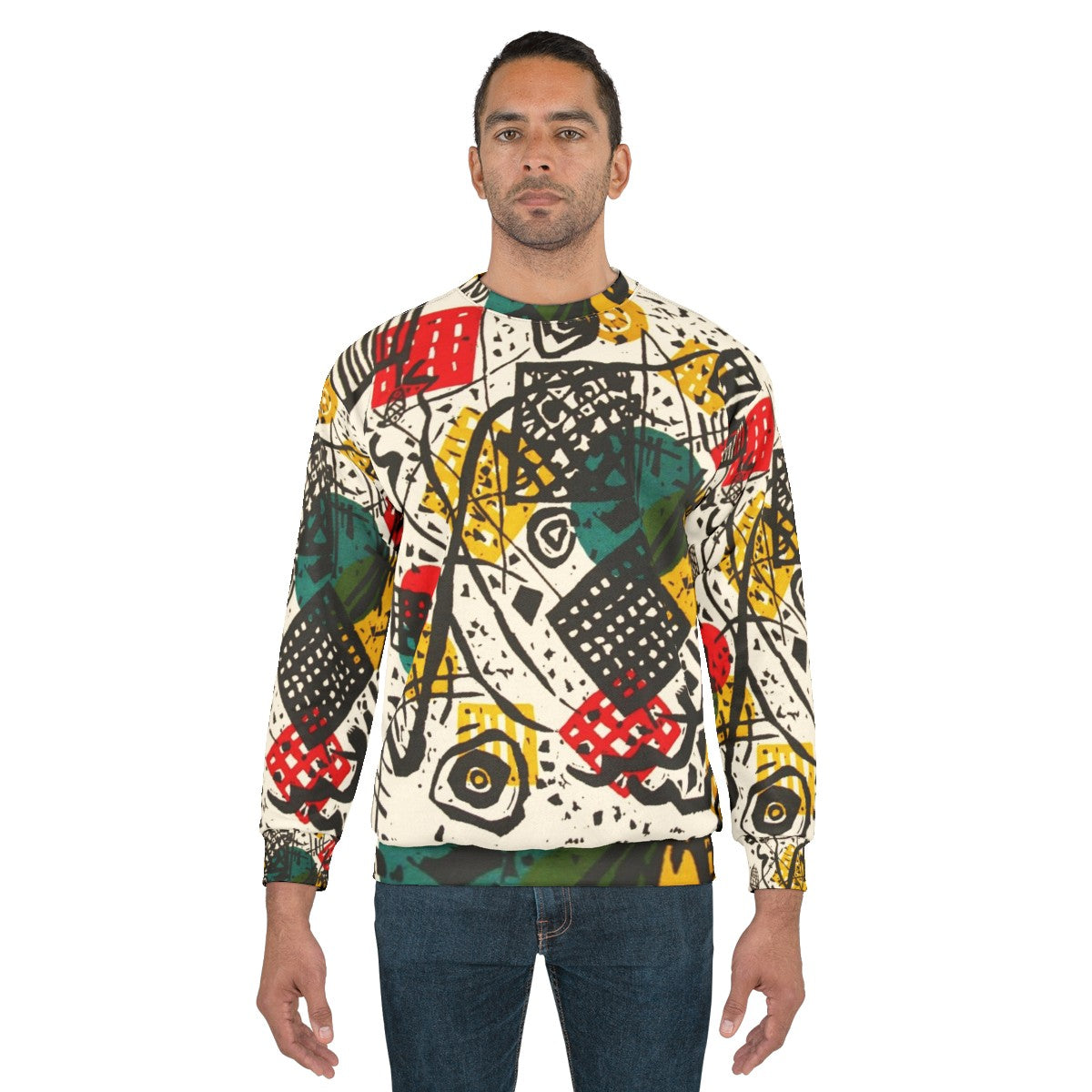 Wassily Kandinsky Abstract Expressionism Sweatshirt - men