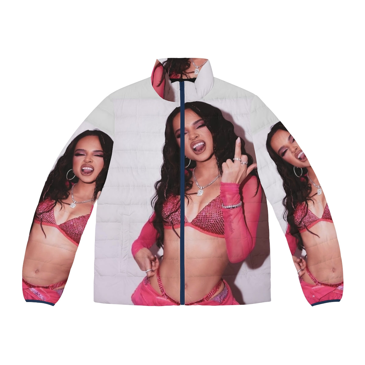 Becky G Puffer Jacket - Stylish urban fashion for reggaeton fans