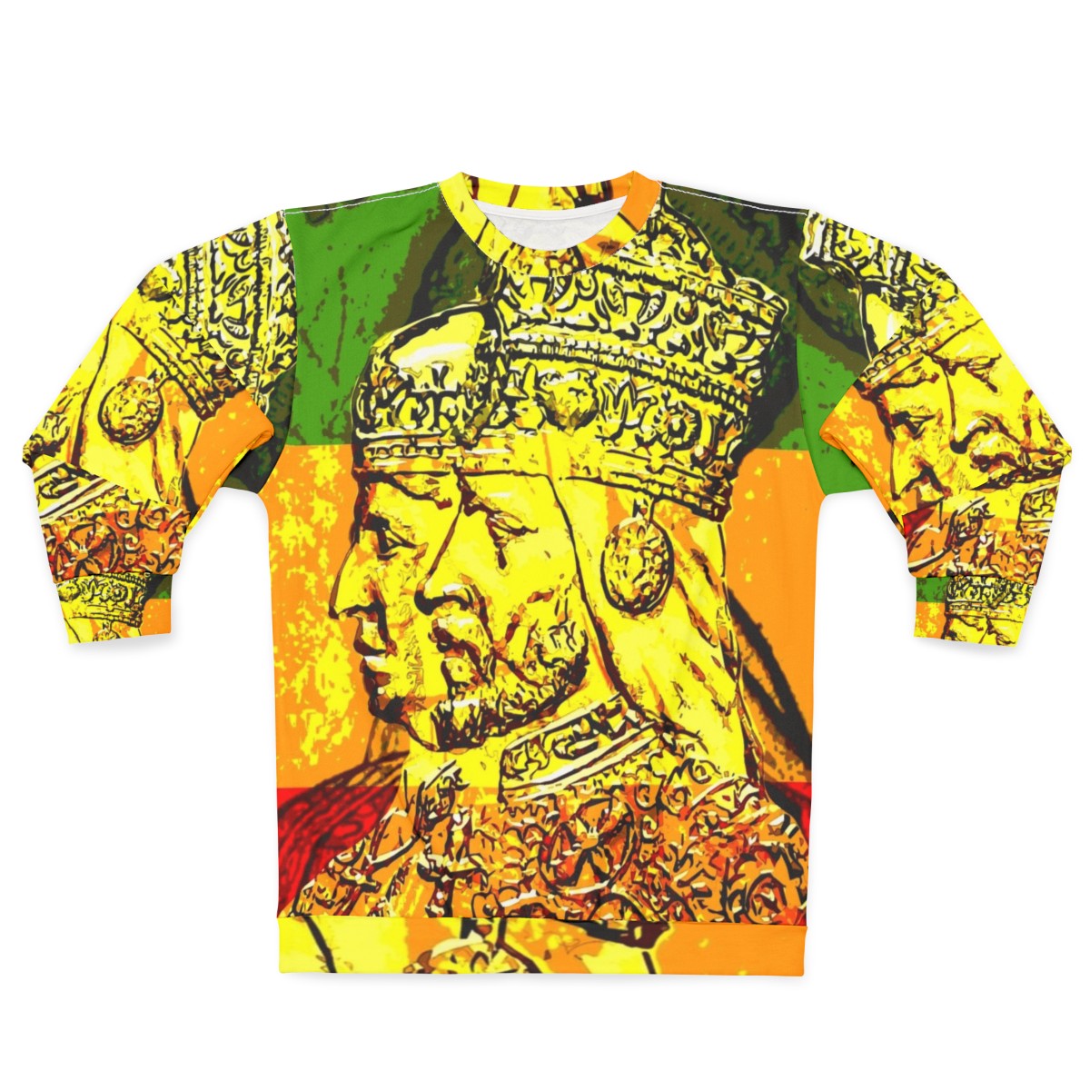 Haile Selassie and Empress Menen Rastafarian Sweatshirt